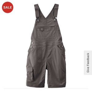 Duluth Trading Co Women's Heirloom Gardening Short Overalls